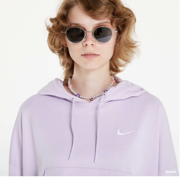 Nike oversized jersey pullover hoodie size S - Picture 3 of 4